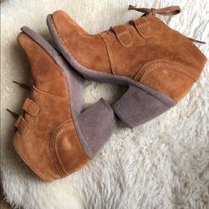 Clarks Suede Leather Boots 7.5M